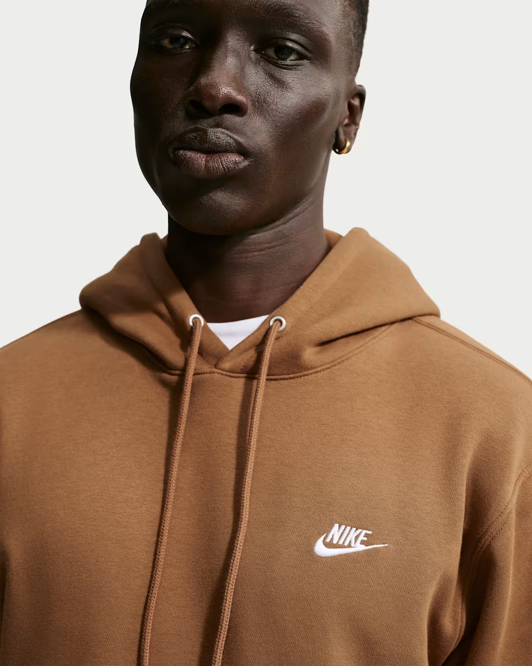 FELPA UOMO NIKE SPORTSWEAR CLUB FLEECE HOODIE – MARRONE