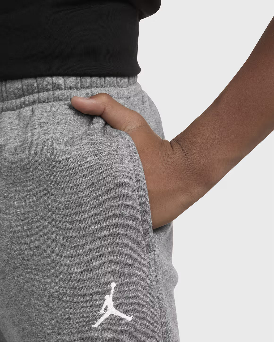 PANTALONI RAGAZZO JORDAN BROOKLYN FLEECE ESSENTIAL – GRIGIO