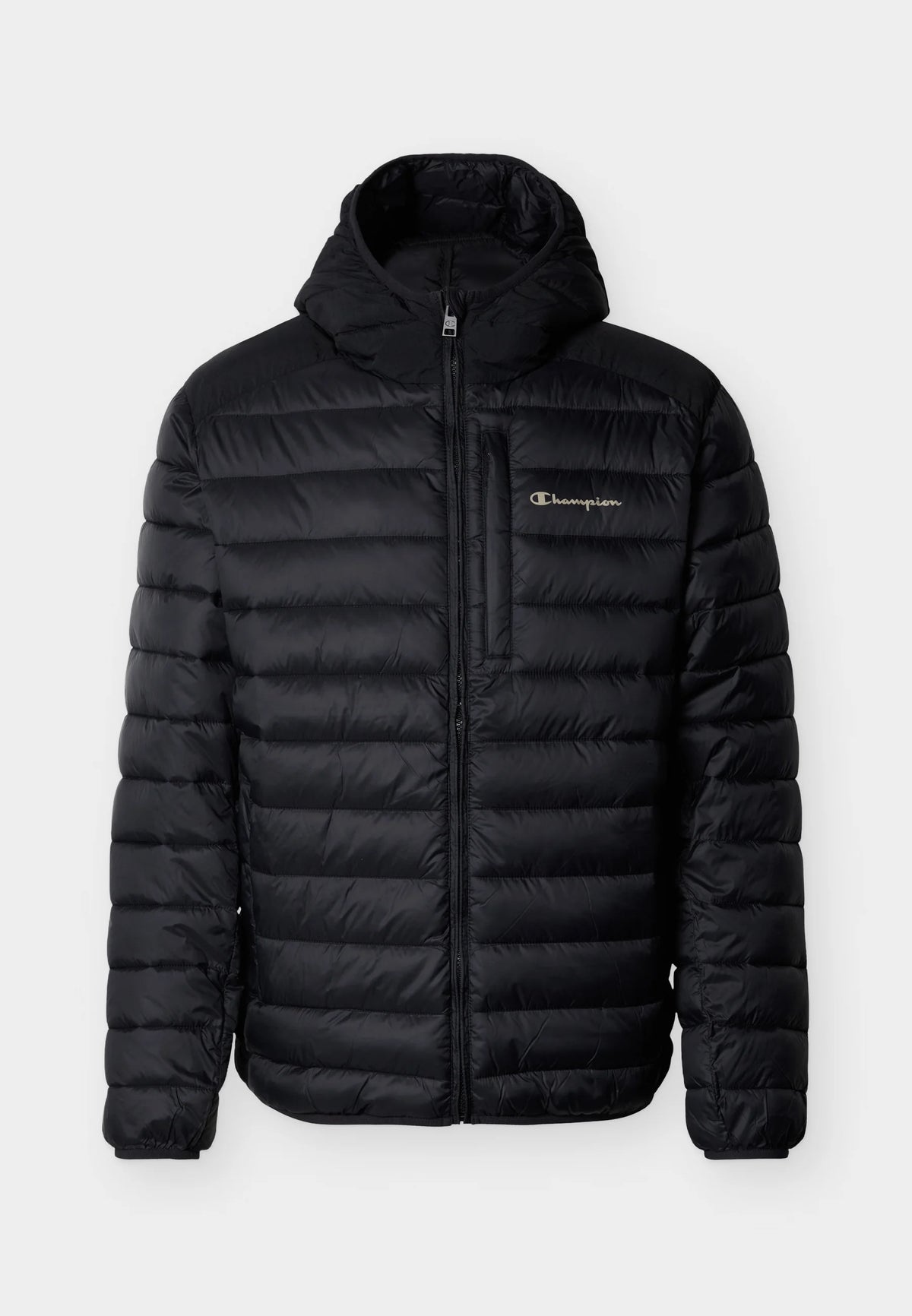 GIUBBOTTO UOMO CHAMPION IMBOTTITO CON CAPPUCCIO – NERO