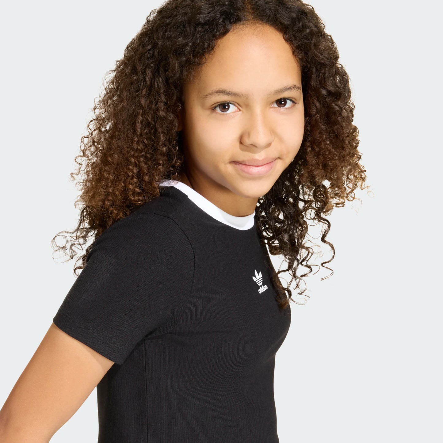 T-SHIRT GIRLS TIGHT MINI RIB