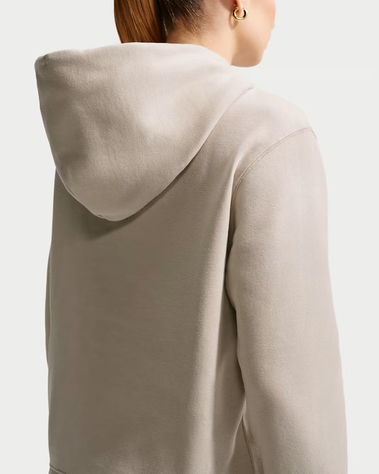 FELPA DONNA NIKE STUDIO FLEECE FULL-ZIP – BEIGE