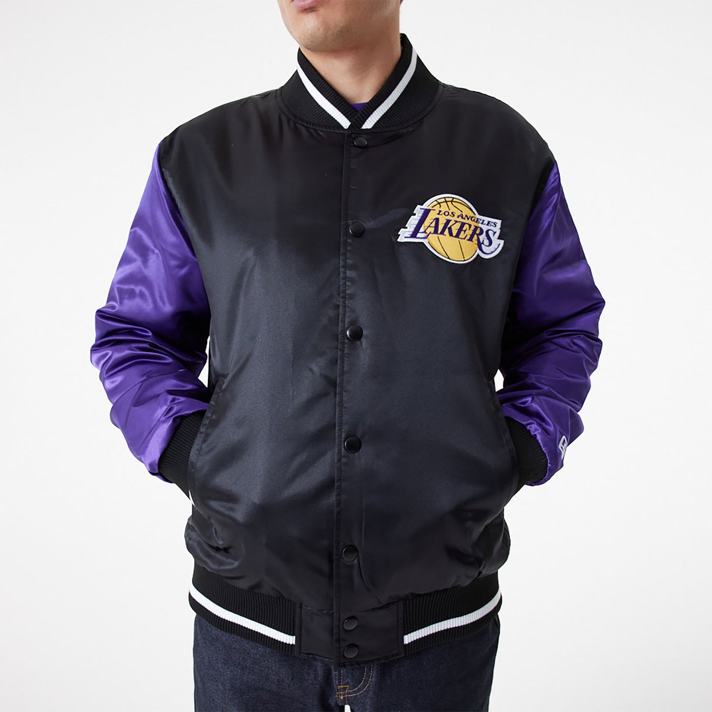 BOMBER LA LAKERS NBA SATIN