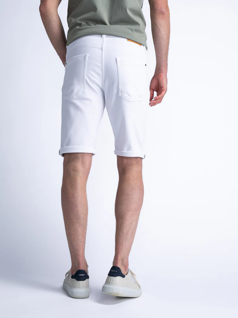 SHORT JACKSON COLOURED DENIM