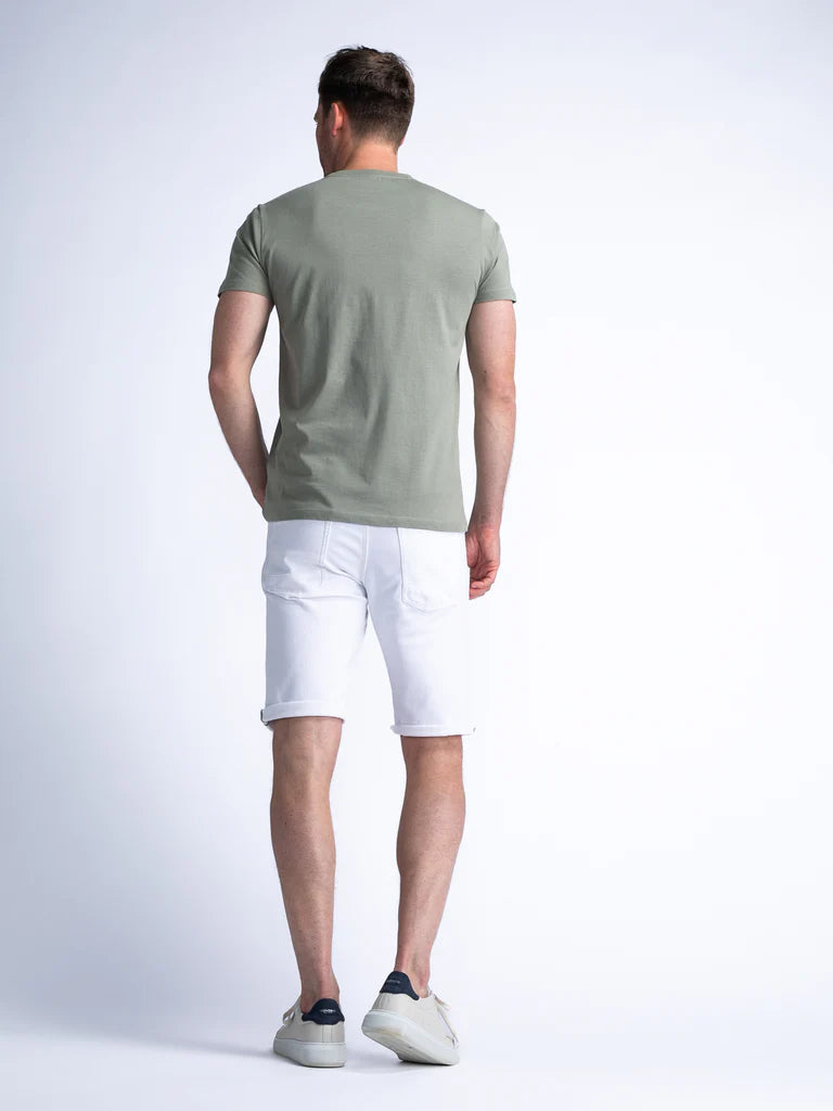 SHORT JACKSON COLOURED DENIM