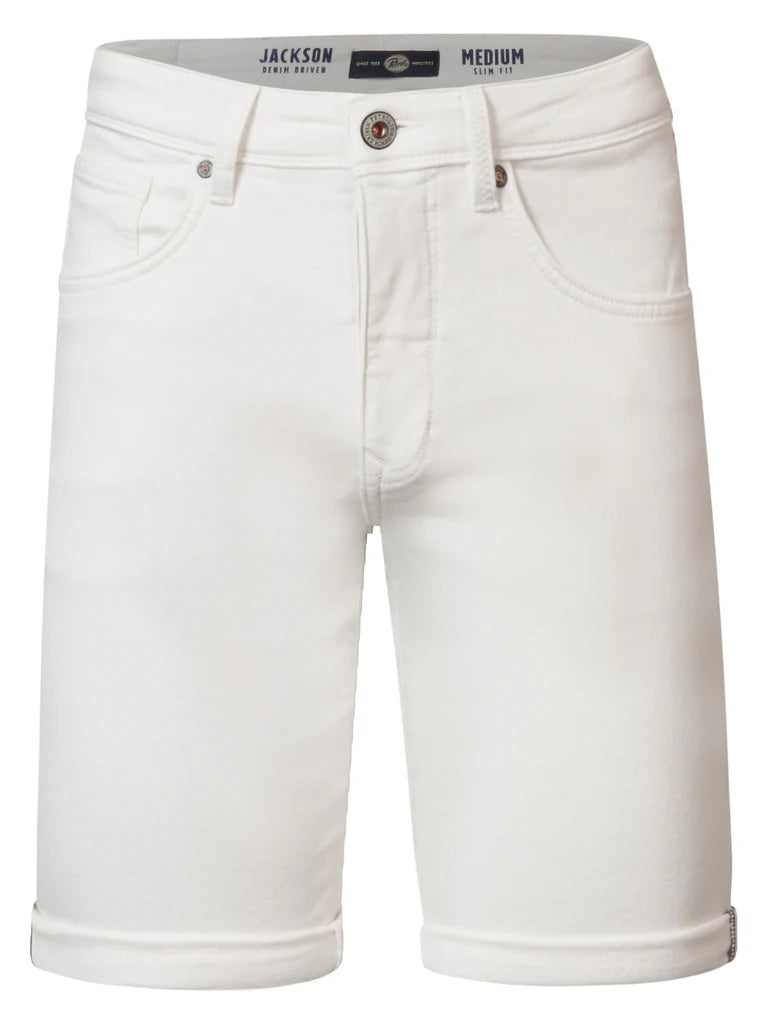 SHORT JACKSON COLOURED DENIM