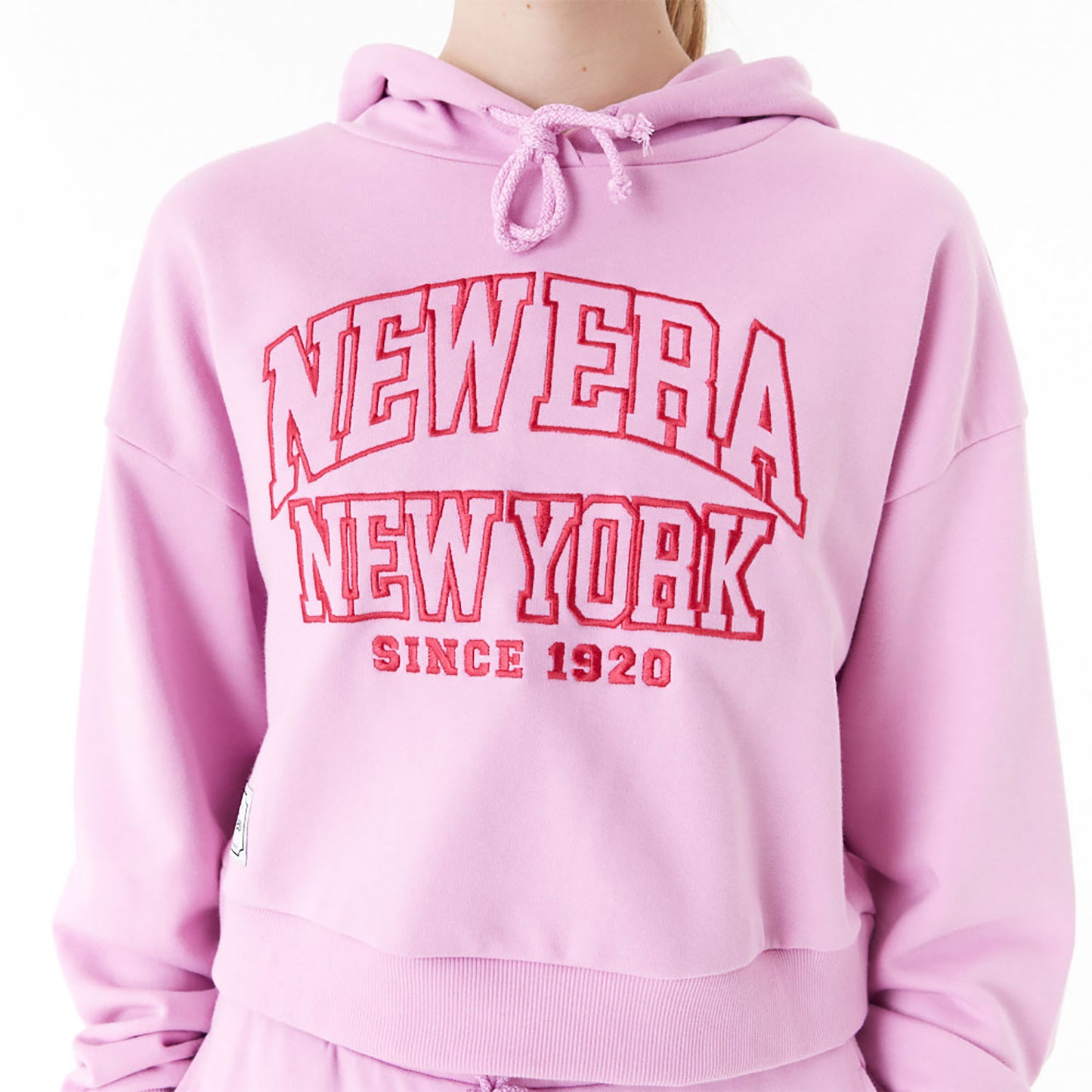 FELPA CROP ARCH WORDMARK