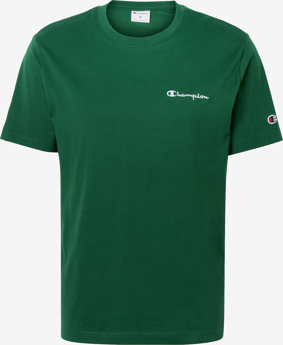 T-SHIRT UOMO CHAMPION ICONS LOGO RICAMATO – VERDE