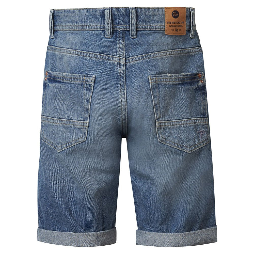 SHORT BOYD RIPPED REPAIRED DENIM