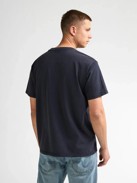 T-SHIRT UOMO COTONE PETROL INDUSTRIES RELAXED FIT – BLU
