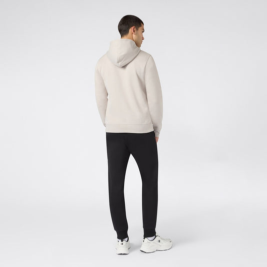 TUTA UOMO CHAMPION CAPPUCCIO FELPATA – BEIGE/NERO