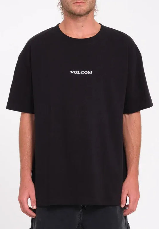 T-SHIRT UOMO VOLCOM STONE OVERSIZE – NERO