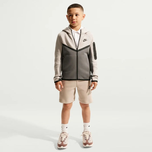 GIACCA RAGAZZO NIKE TECH FLEECE FULL ZIP – GRIGIO