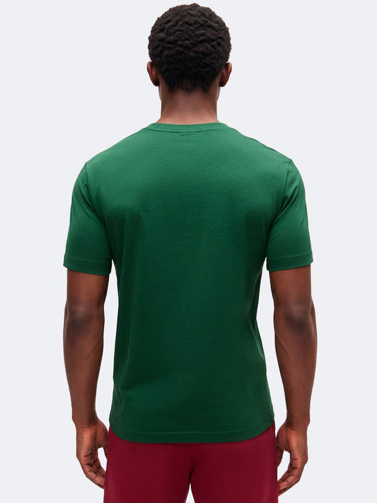 T-SHIRT UOMO CHAMPION ICONS LOGO RICAMATO – VERDE