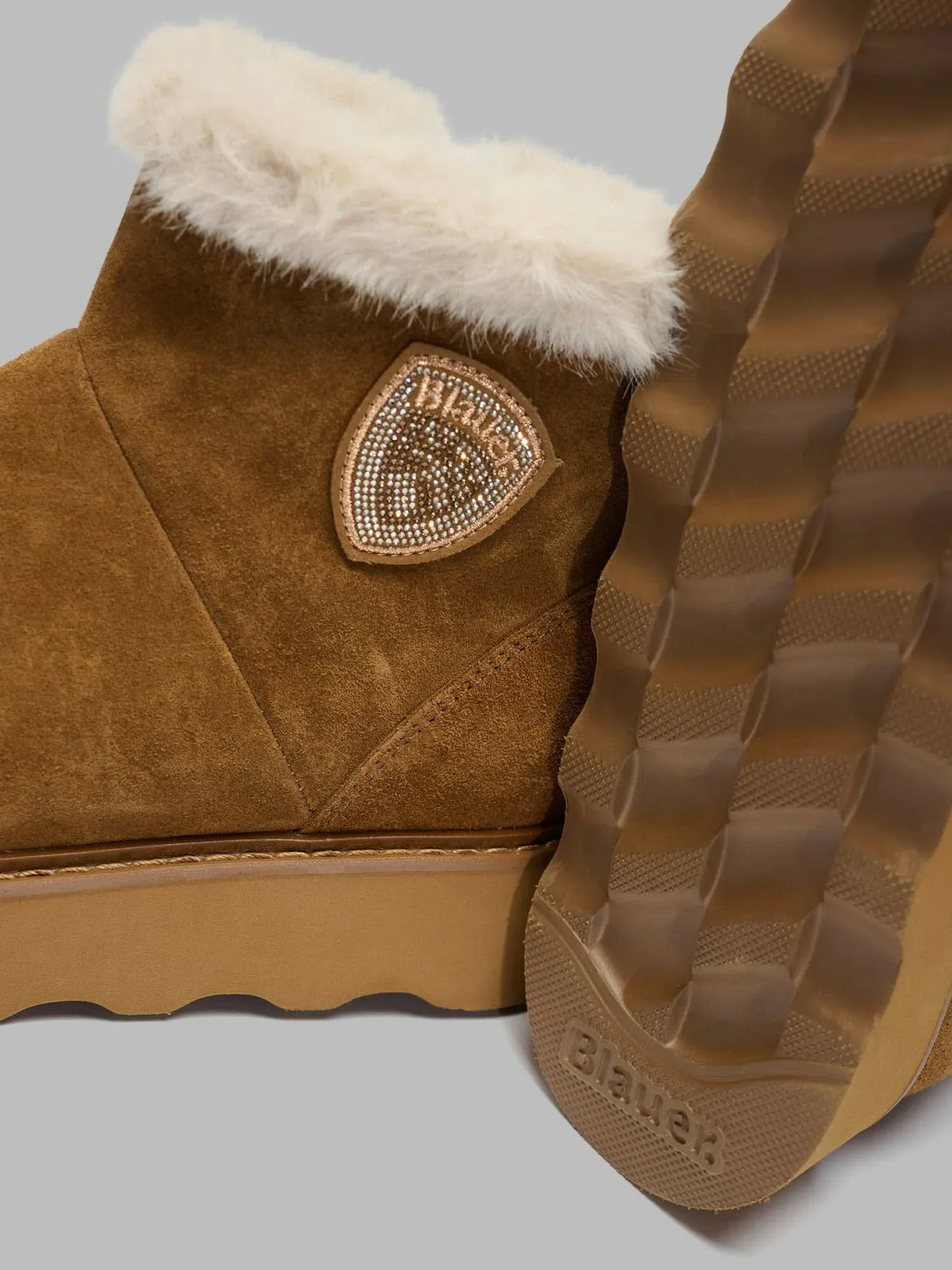 STIVALETTI DONNA BLAUER KYLE01 IN CAMOSCIO – MARRONE