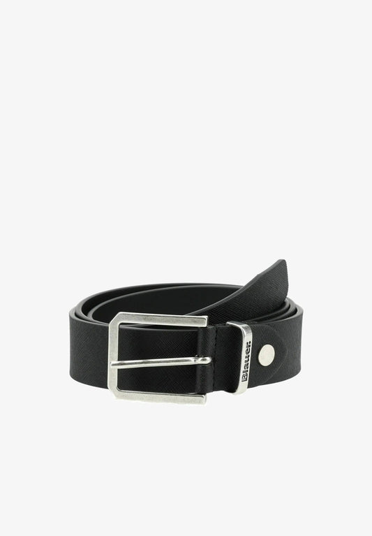 CINTO UOMO BLAUER SAFFIANO IN PELLE – NERO MARRONE