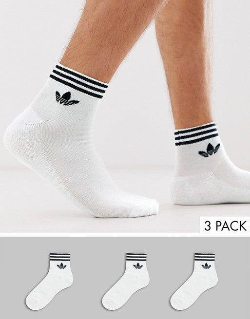 CALZE TREFOIL ANKLE 3 PAIRS