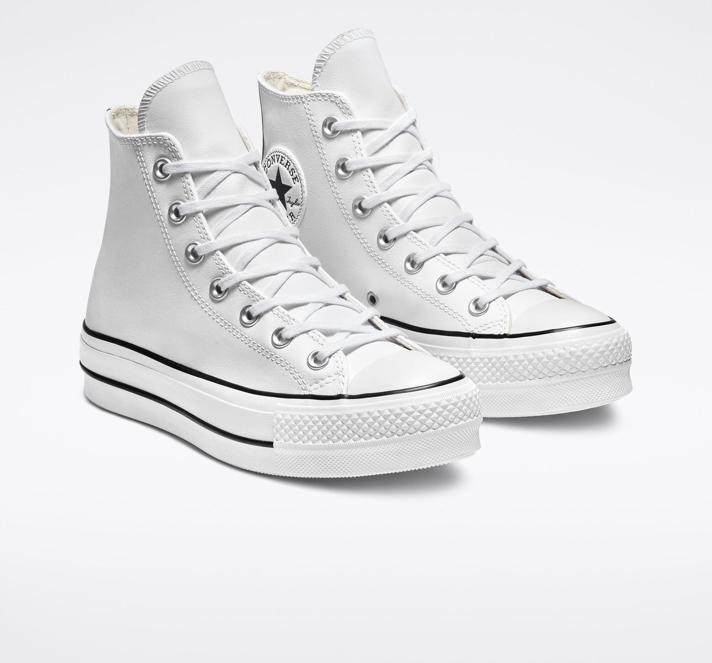 SCARPE CHUCK TAYLOR PLATFORM LEATHER