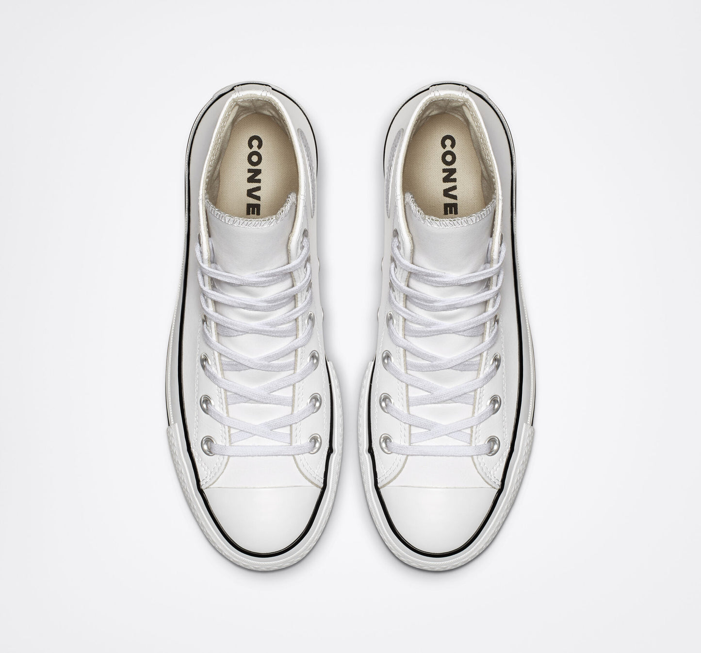 SCARPE CHUCK TAYLOR PLATFORM LEATHER