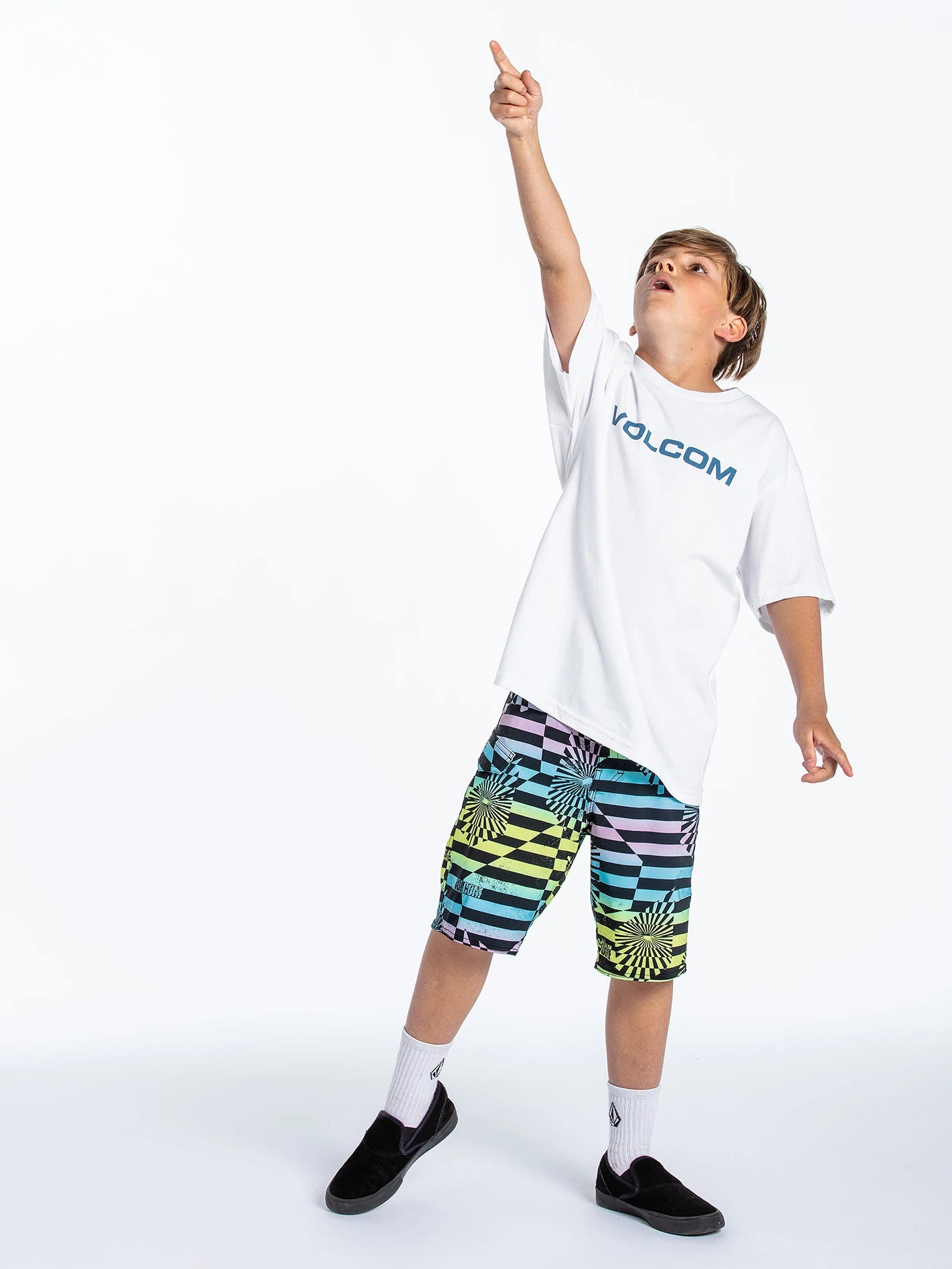 COSTUME BOYS MOD-TECH STONE STRIPE BOARDSHORT