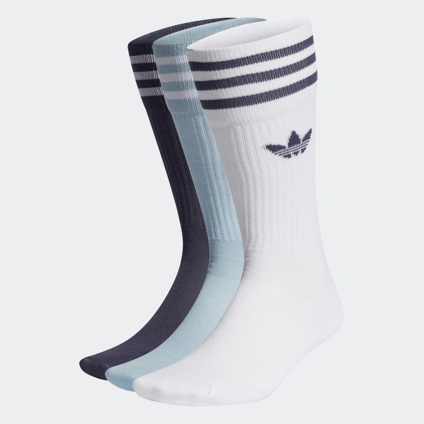 CALZE SOLID CREW 3 PAIRS