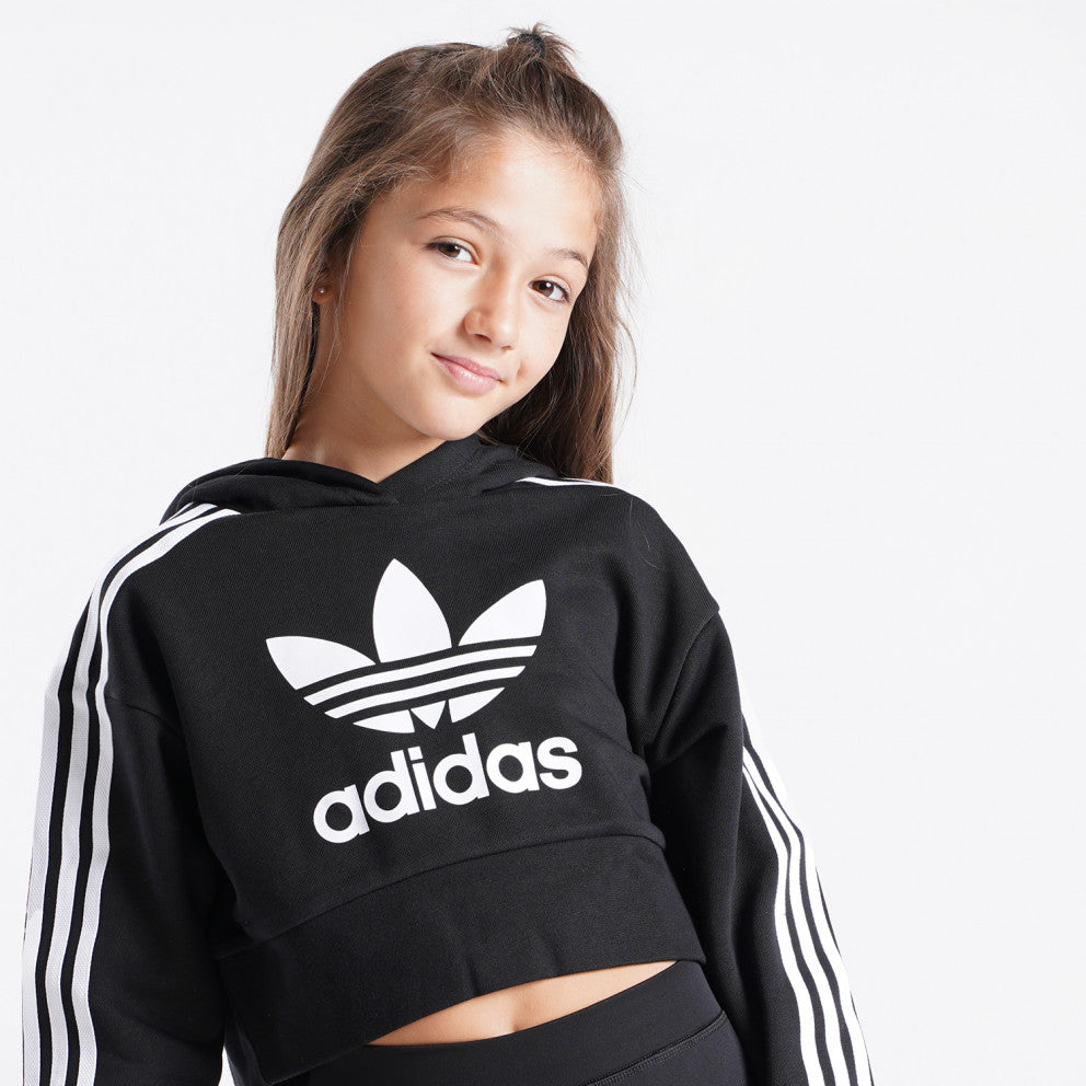 FELPA GIRLS ADICOLOR CROPPED 3-STRIPES
