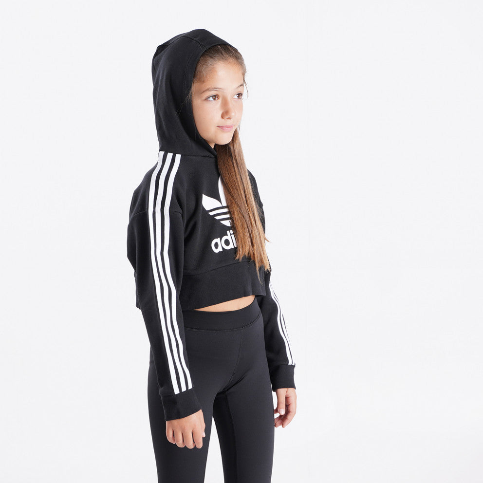FELPA GIRLS ADICOLOR CROPPED 3-STRIPES