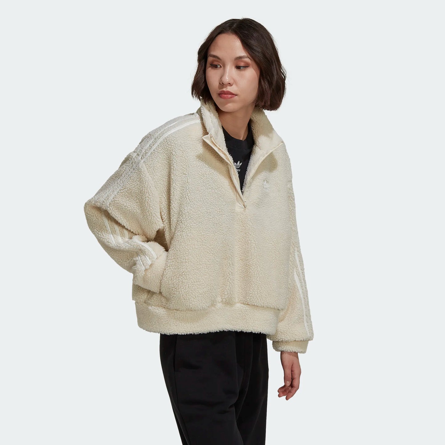 FELPA ADICOLOR CLASSICS HALF-ZIP FLEECE