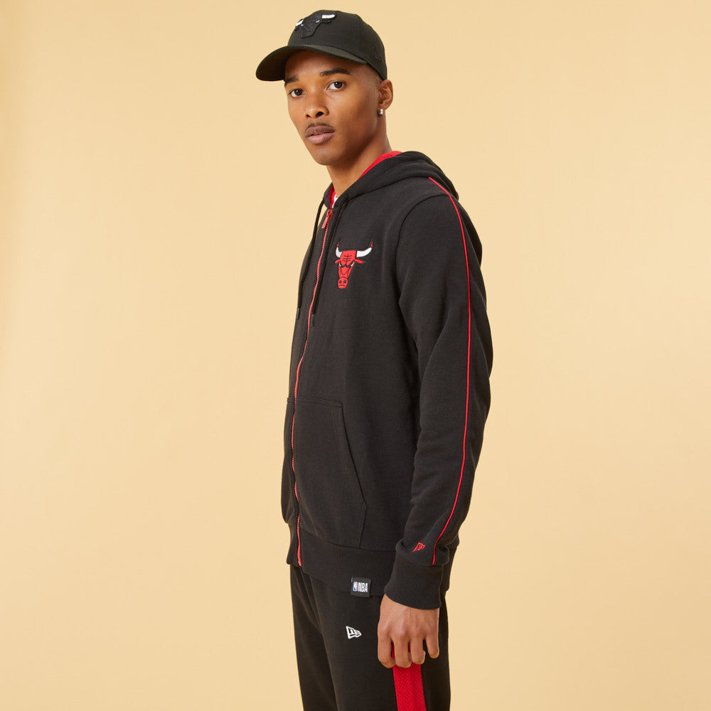 FELPA CHICAGO BULLS NBA CONTRAST FULL ZIP