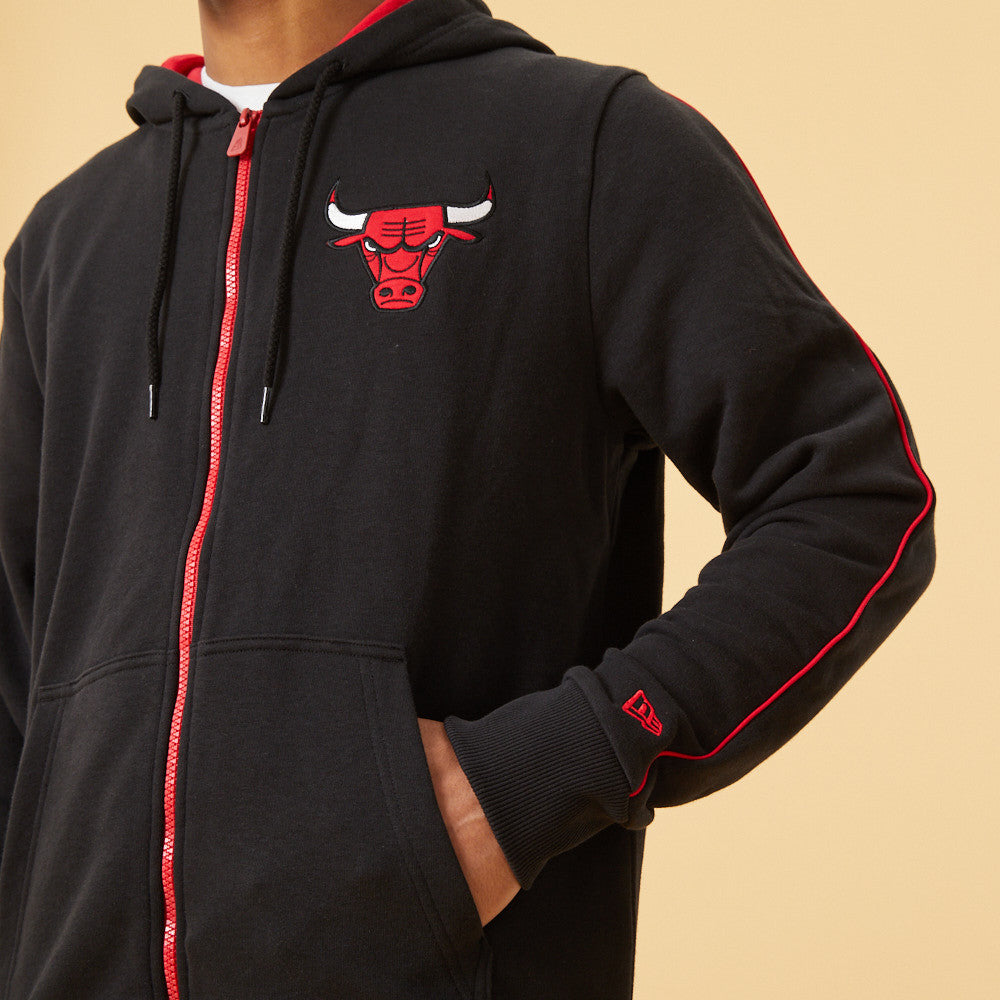 FELPA CHICAGO BULLS NBA CONTRAST FULL ZIP