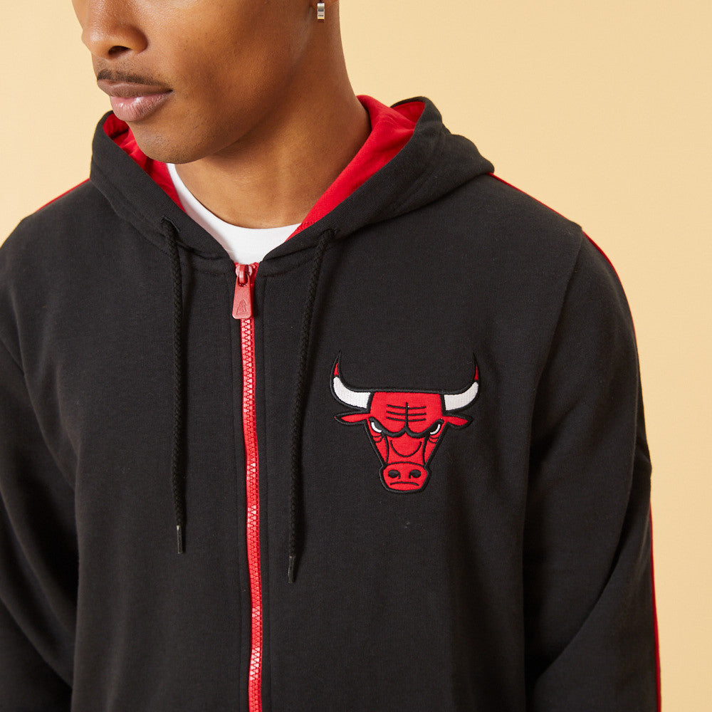 FELPA CHICAGO BULLS NBA CONTRAST FULL ZIP