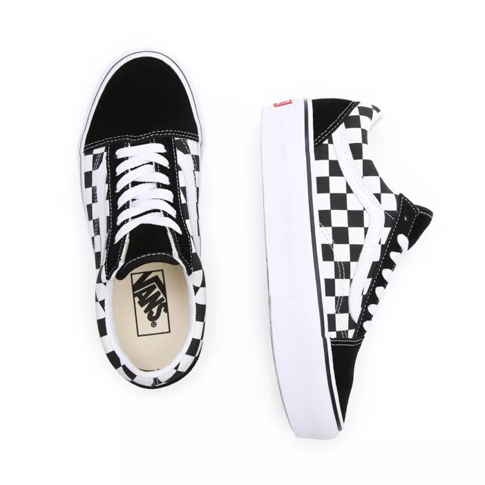 SCARPE CHECKERBOARD OLD SKOOL PLATFORM