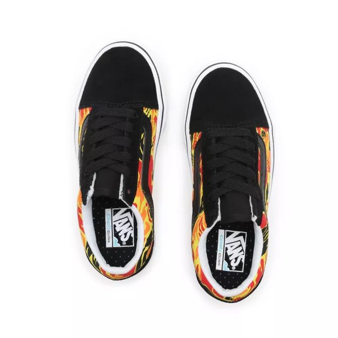 SCARPE KIDS FLAME CAMO COMFYCUSH OLD SKOOL