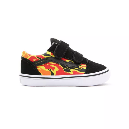 SCARPE TODDLER FLAME CAMO COMFYCUSH OLD SKOOL V