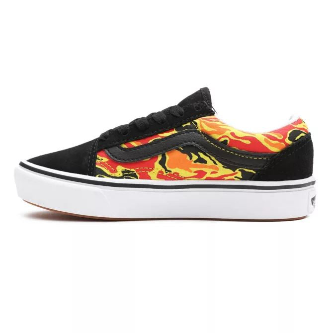 SCARPE KIDS FLAME CAMO COMFYCUSH OLD SKOOL