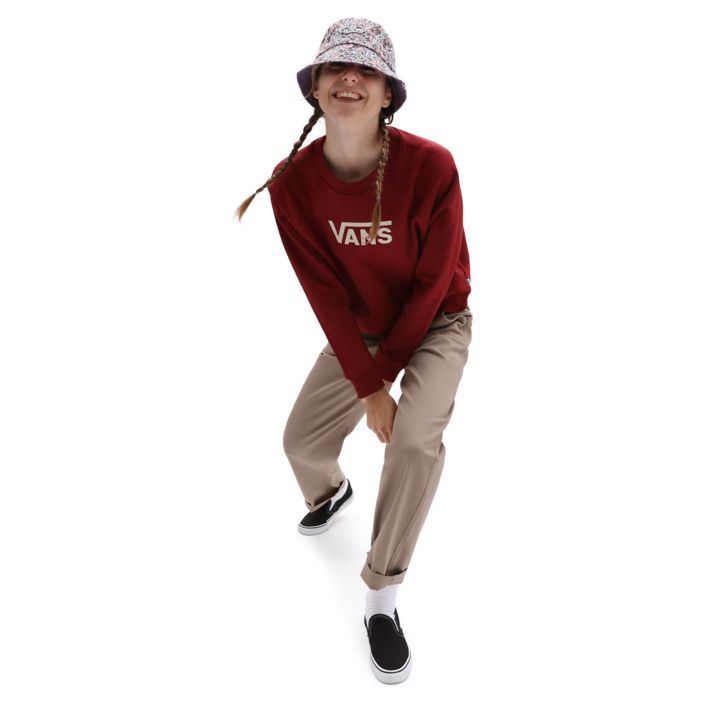 FELPA FLYING V FT BOXY CREW