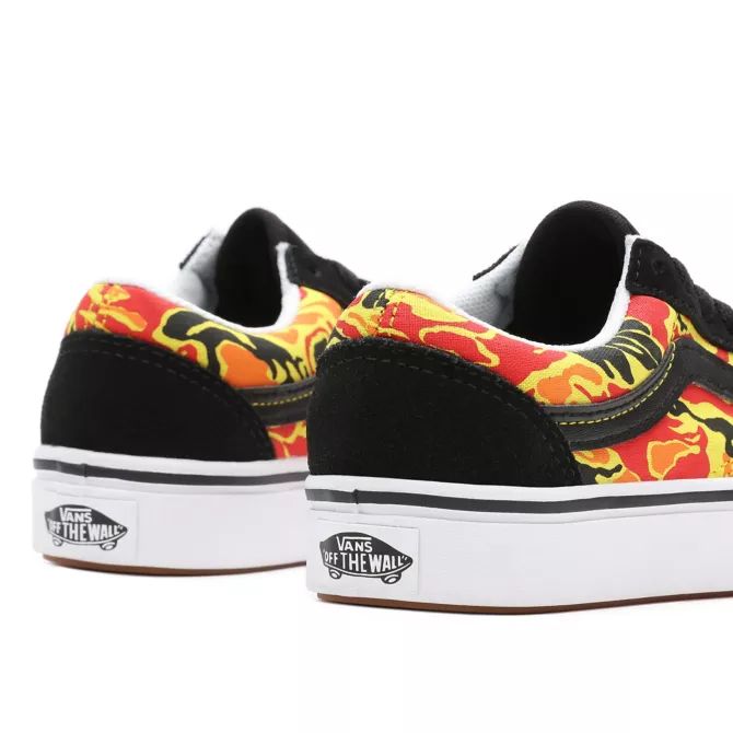 SCARPE KIDS FLAME CAMO COMFYCUSH OLD SKOOL