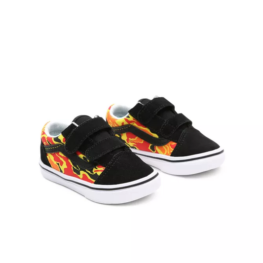 SCARPE TODDLER FLAME CAMO COMFYCUSH OLD SKOOL V