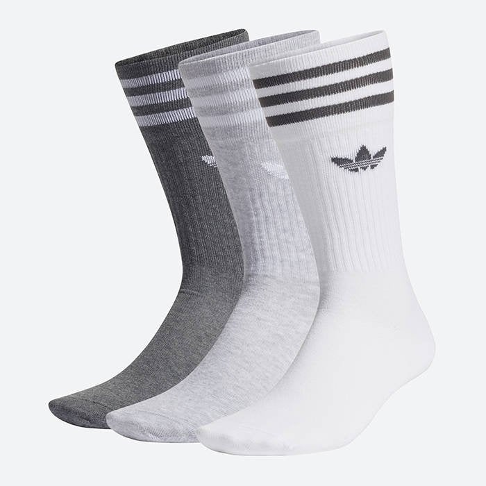 CALZE SOLID CREW 3 PAIRS