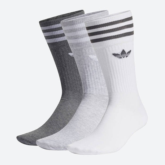 CALZE SOLID CREW 3 PAIRS