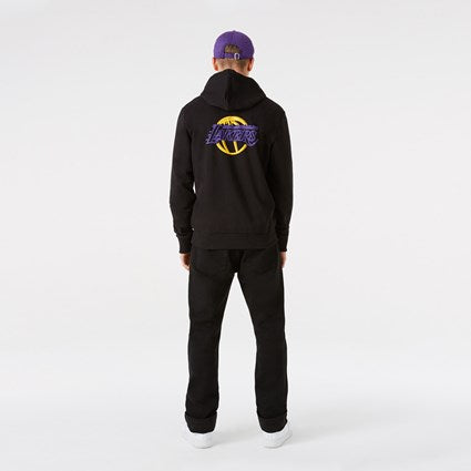 FELPA LA LAKERS NEON BLACK