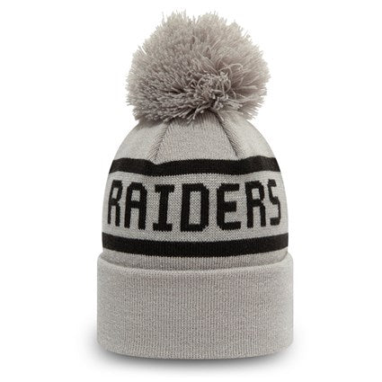 CUFFIA YOUTH LAS VEGAS RAIDERS GREY CUFF BOBBLE