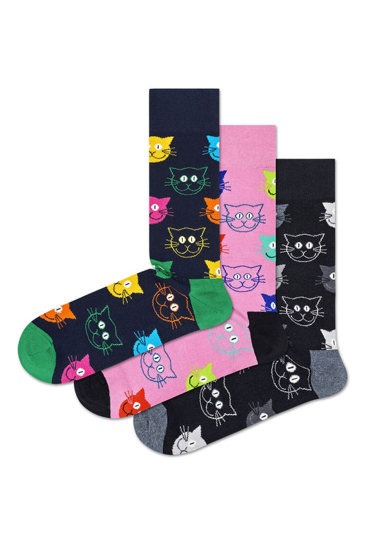 CALZE MIXED CAT GIFT SET 3-PACK