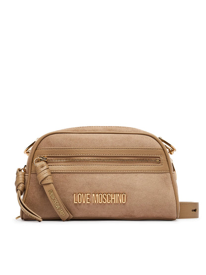 BORSA DONNA LOVE MOSCHINO TRACOLLA ZIP IN VELOUR
