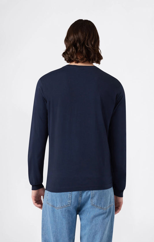 MAGLIA UOMO CHAMPION ICONS MANICA LUNGA – BLU NAVY