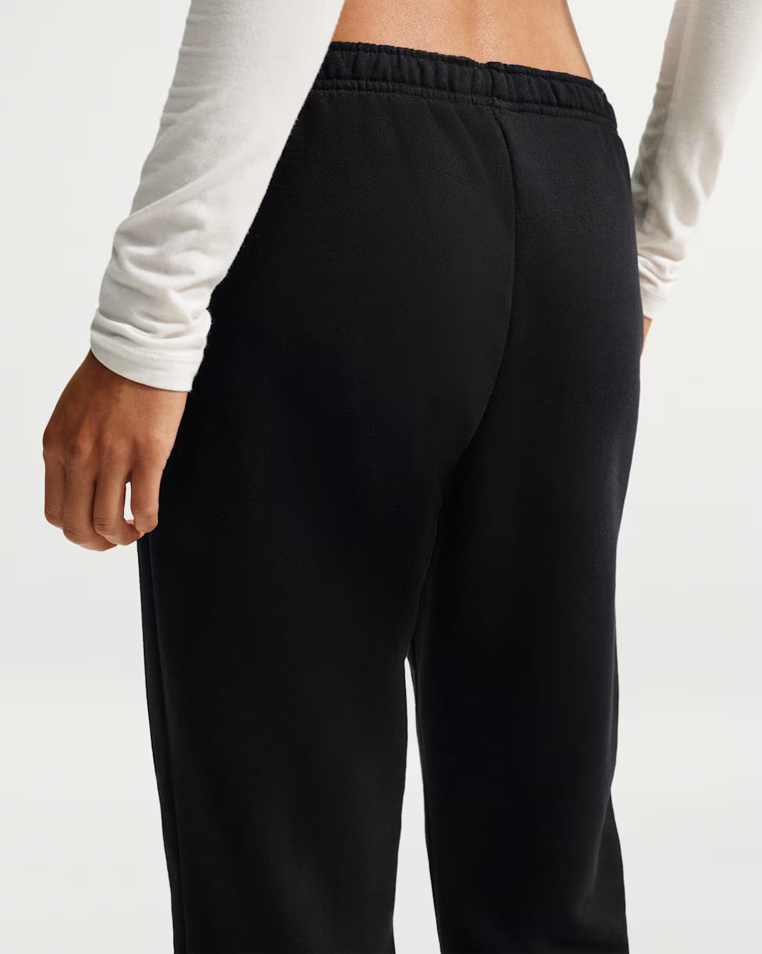PANTALONI TUTA DONNA NIKE STUDIO LOGO FLEECE – NERO