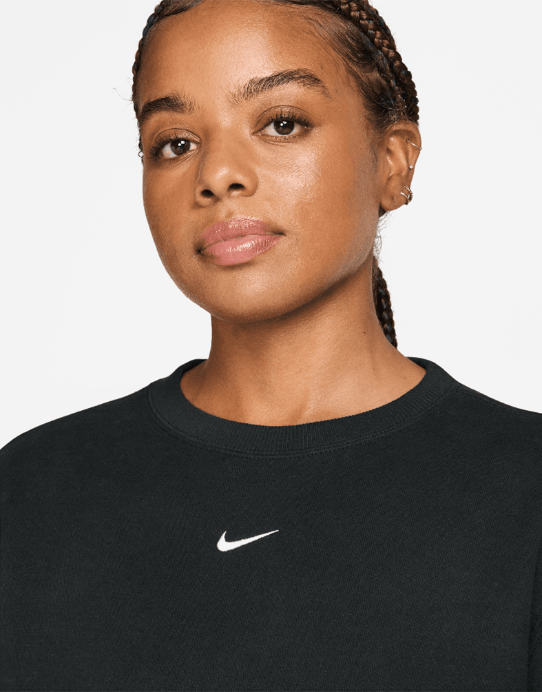 FELPA DONNA NIKE STUDIO FLEECE – NERO