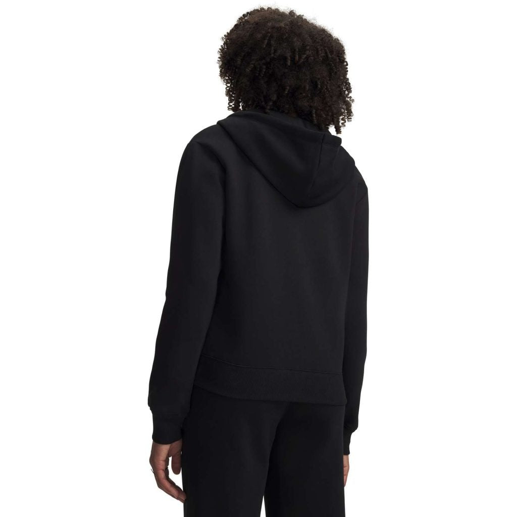 GIACCA FELPA DONNA UNDER ARMOUR ICON FLEECE IN MISTO COTONE – NERO