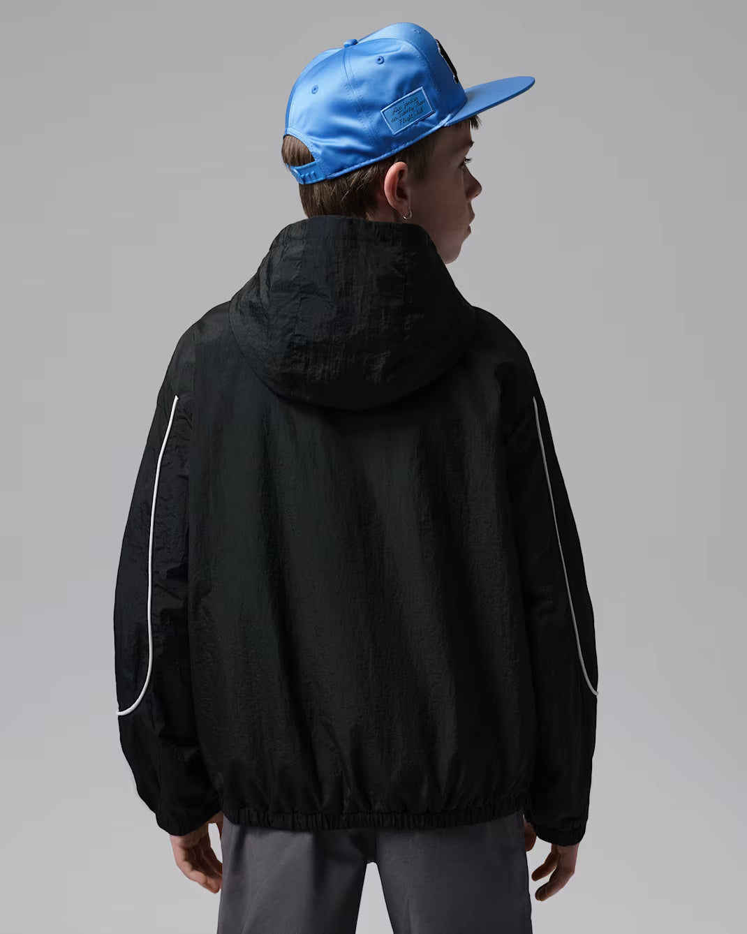 GIACCA RAGAZZO JORDAN COLORBLOCKED WIND JACKET – NERO