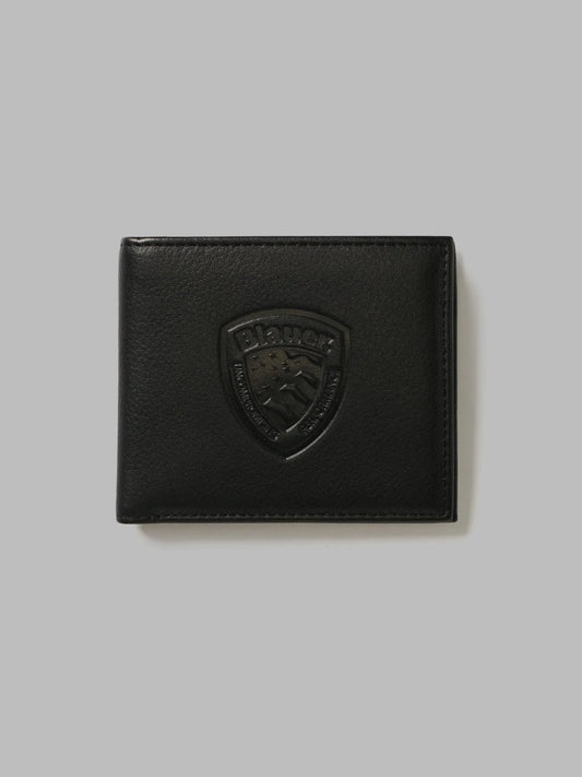 PORTAFOGLIO UOMO BLAUER IN PELLE – NERO