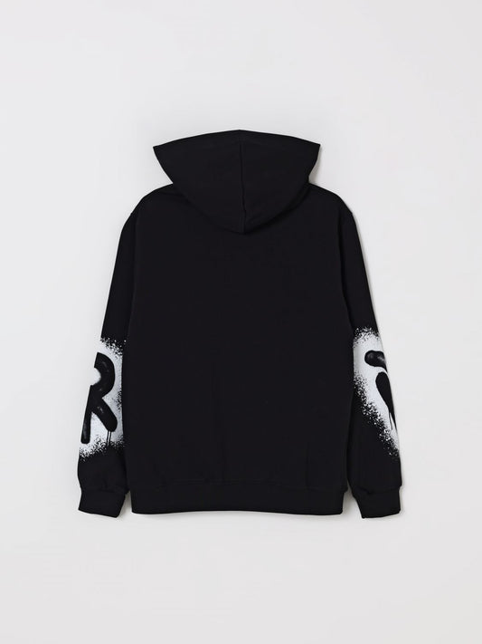 FELPA KIDS FULL ZIP SPRAY GRAPHIC